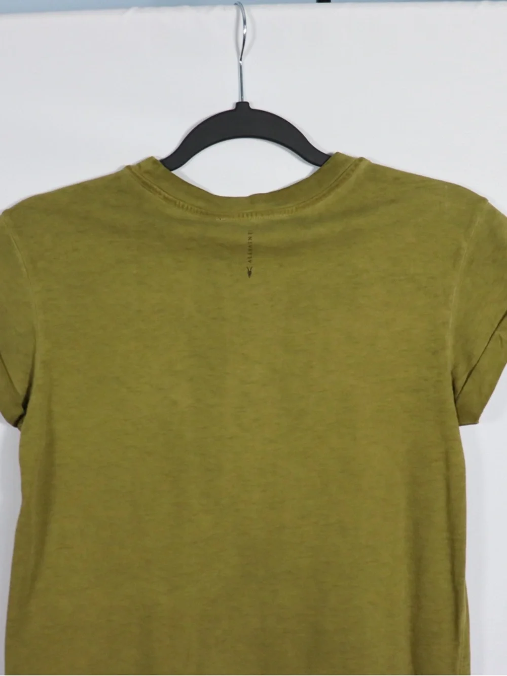 AllSaints Anna Tee Olive Green Women’s Size US 0 (UK 4) NWT Film Worn The Boys - Picture 9 of 10
